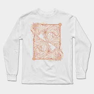 Gemini Steampunk Symmetry Long Sleeve T-Shirt